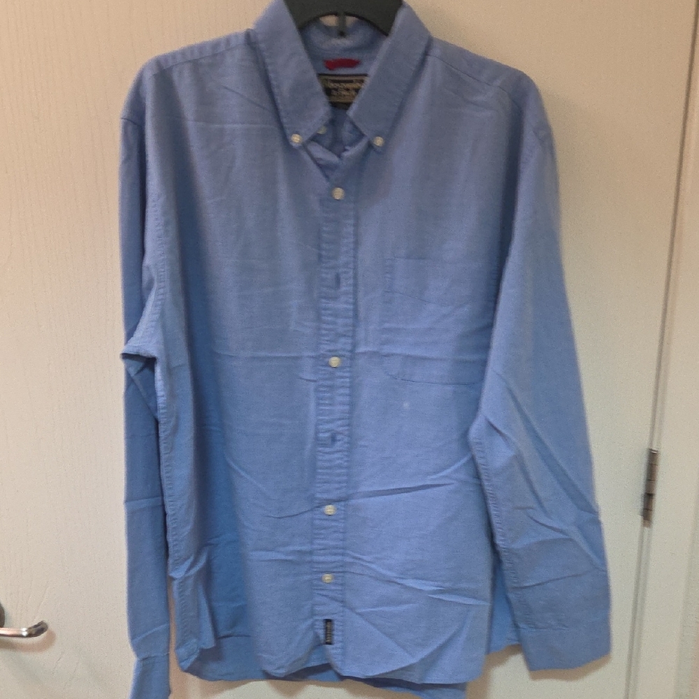 Abercrombie & Fitch Light Blue Casual Shirt